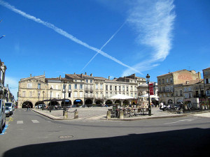 Marktplatz in Libourne